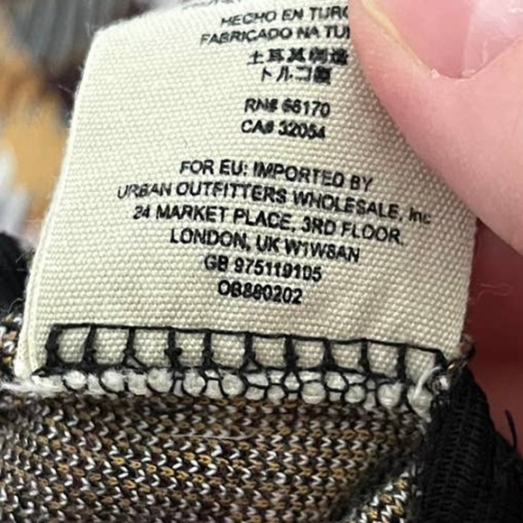 Free People Clean Crop Flare Pants Women's Size 0 Yellow Plaid Elastic Waist - Picture 6 of 9